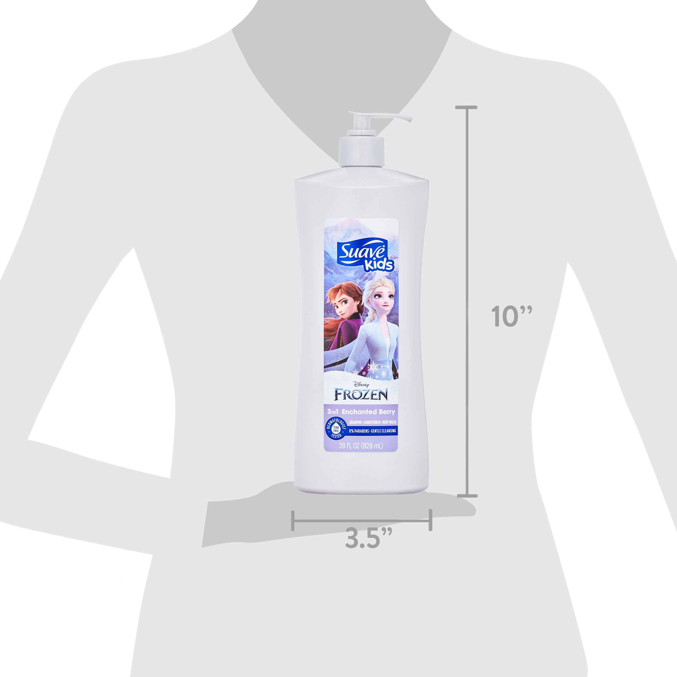 Suave Kids Elsa Berry Flurry Shampoo & Conditioner, 28 oz