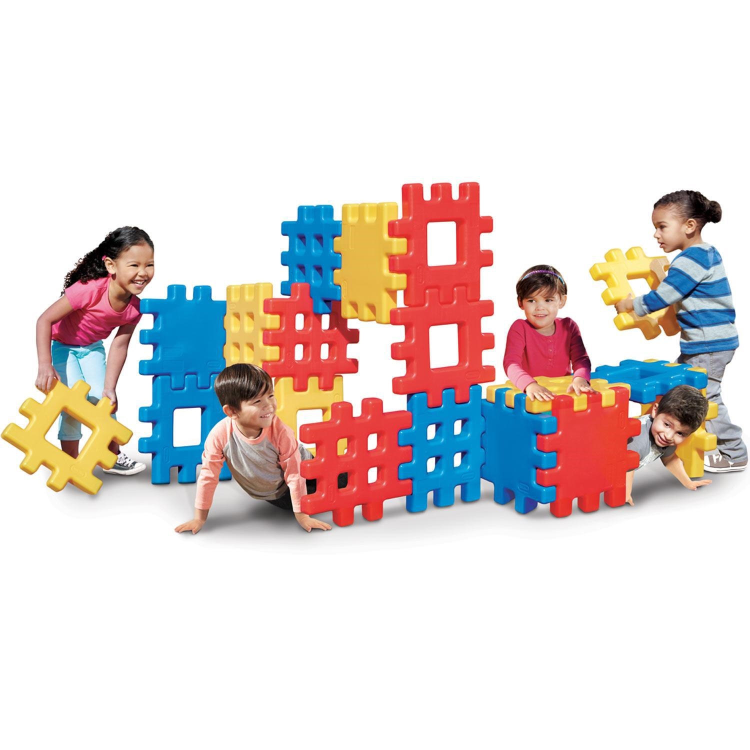 บล๊อคต่อ อเนกประสงค์ชิ้นใหญ่ Little Tikes Big Waffle Block Set - 18 pieces