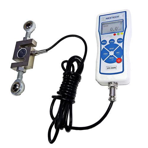 Nextech รุ่นHJ-DFS-X5Kเกจวัดแรงดิจิตอลชนิดโหลดเซลล์รูปตัวS S-shaped load cell type digital force gauge HJ-DFS-X5K