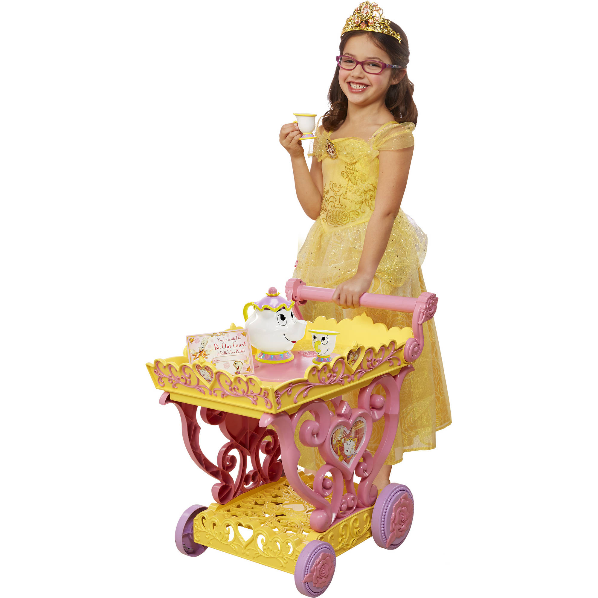 The Disney Princess Belle Musical Tea Party Cart รถน้ำชา จากการ์ตูนดิสนี่ย์ชื่อดัง โฉมงามกับเจ้าชายอสูร