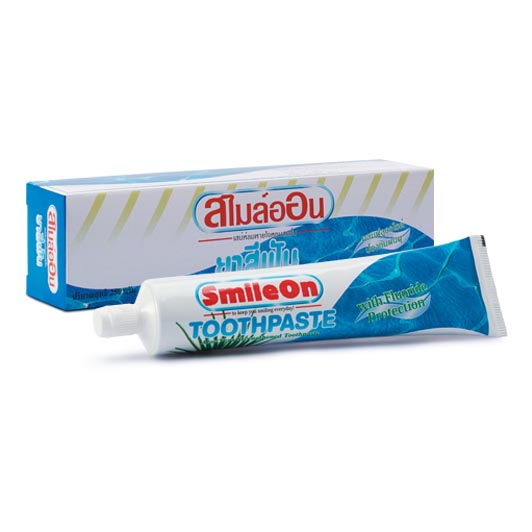 ยาสีฟันสมุนไพรสไมล์ออน (SmileOn Toothpaste)