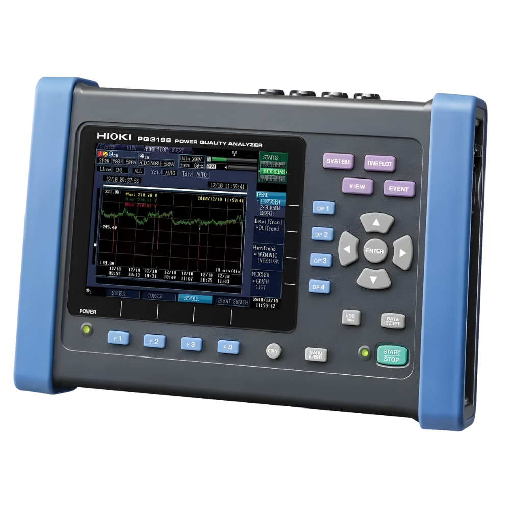 Hioki รหัส PQ3198-94 เครื่องวิเคราะห์คุณภาพไฟฟ้าพร้อมแคลมป์กระแสไฟฟ้าแบบยืดหยุ่น 4 ตัว,Power quality analyzer kit with 4 flexible current clamps,measuring range: 600 A / 6000 A AC
