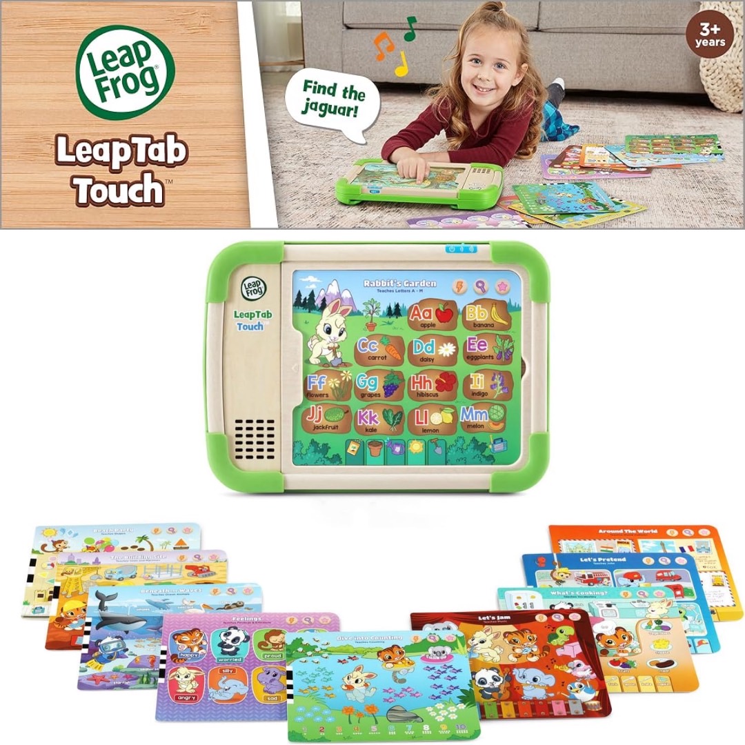 นำเข้า 🇺🇸 เปิดโลกการเรียนรู้ไปกับ LeapTab Touch™! แท็บเล็ตสำหรับเด็กอายุ 3-5 ปี ราคา 2,990 บาท