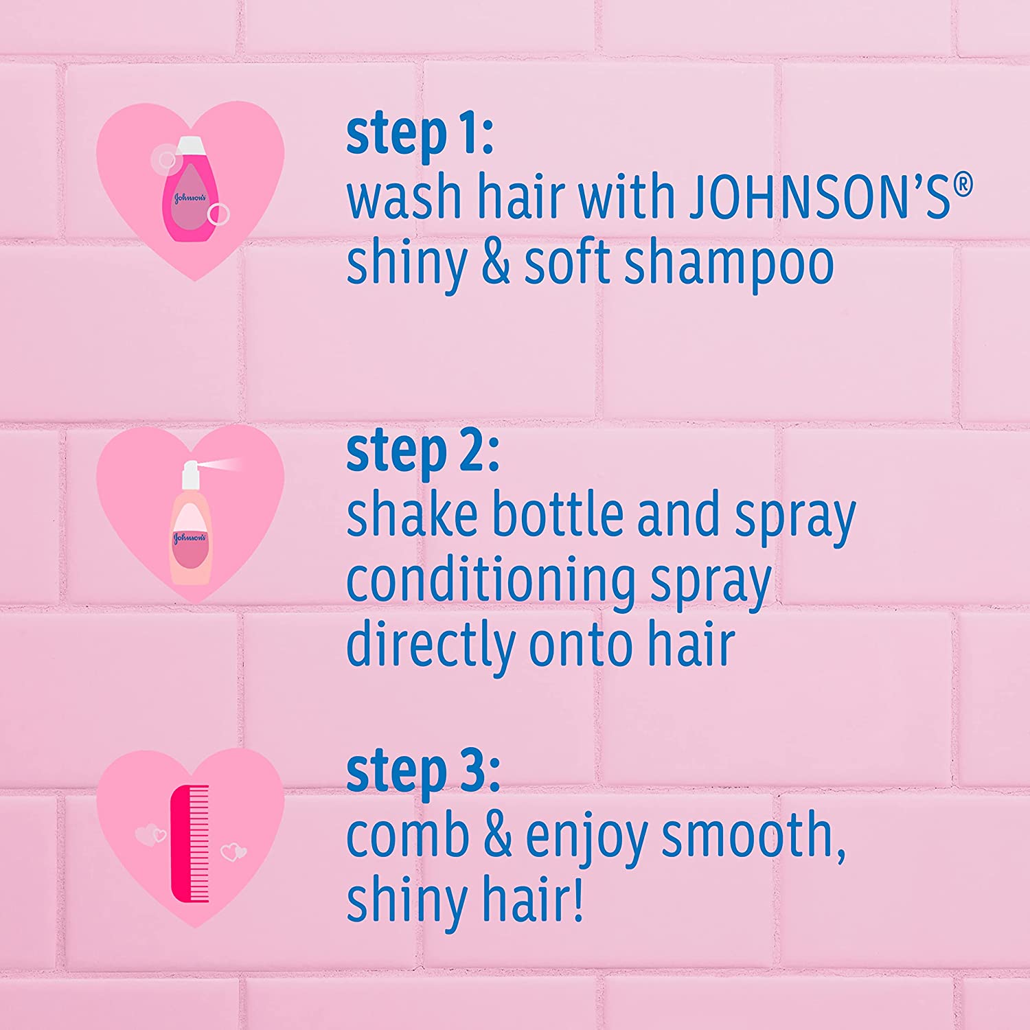 Johnson's Baby, Kids, Shiny Soft, Conditioning Spray, For Curly Hair (295 ml) ราคา 390 บาท