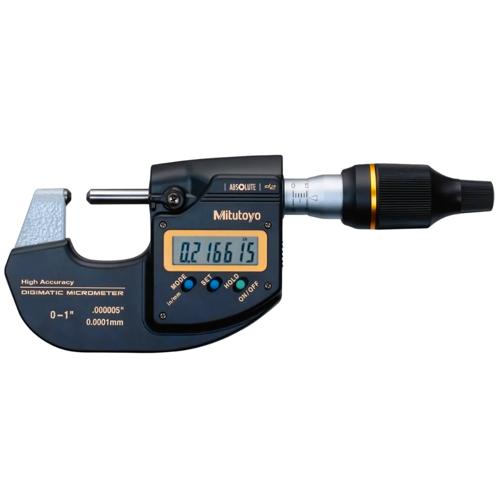 Mitutoyo รหัส 293-130-20(MDH-25M)ไมโครมิเตอร์ดิจิตอลความละเอียดสูง,Digital high- accuracy micrometer (inch/metric) ,measurement range:0～25mm(0～1″)