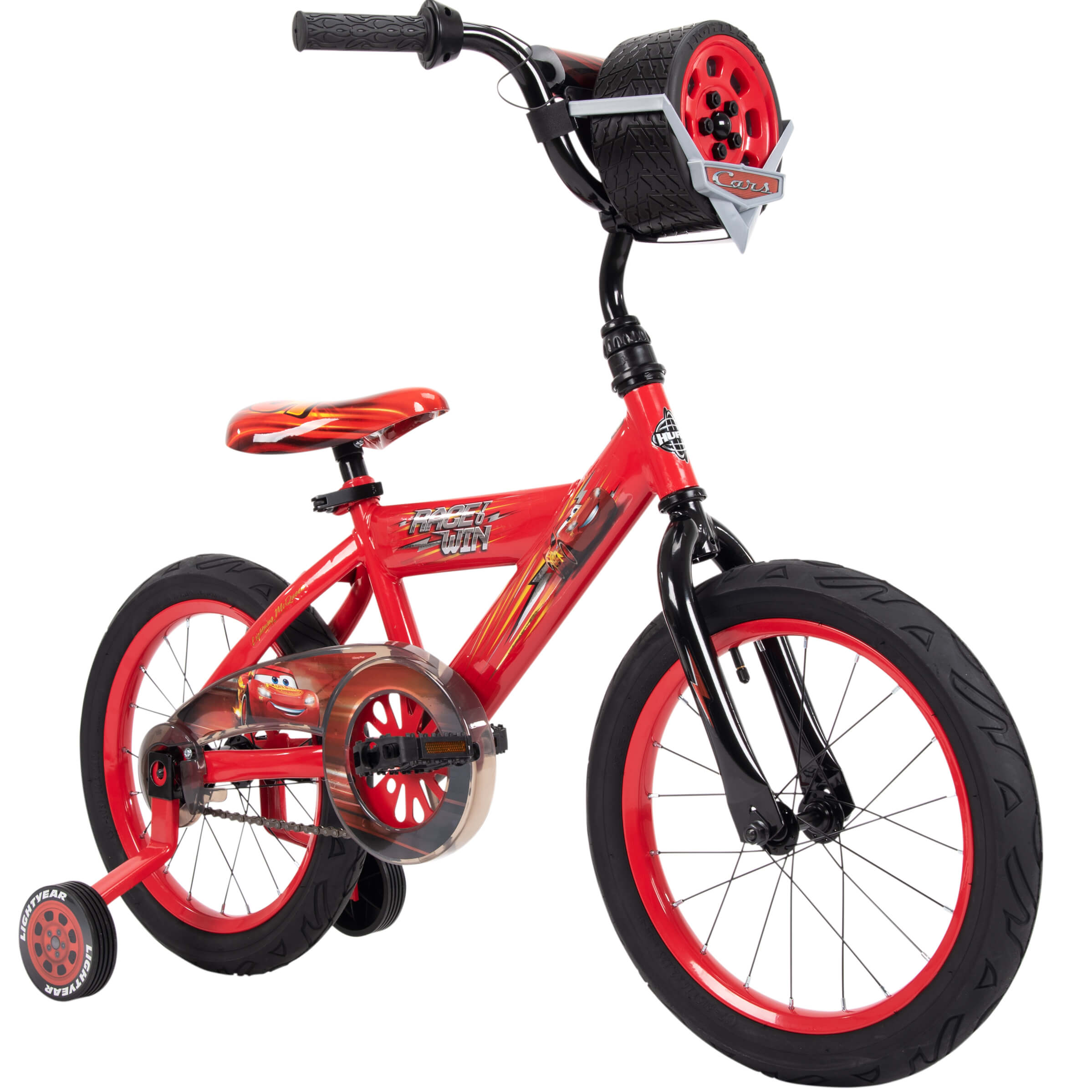 จักรยานคาร์ ขนาด 16 นิ้ว Huffy 16 in. Disney Cars 3 Bike with Race-Ready Tire Case