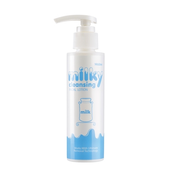 โลชั่นทำความสะอาดผิวหน้า มิสทีน มิลค์กี้ เคล็นซิ่ง (Mistine Milky Cleansing Facial Lotion)