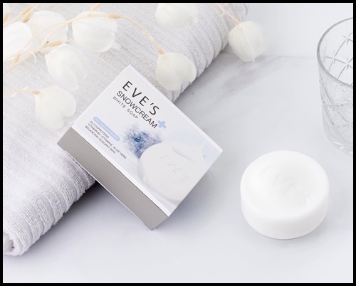 สบู่อีฟส์ Eve's Snowcream White Soap