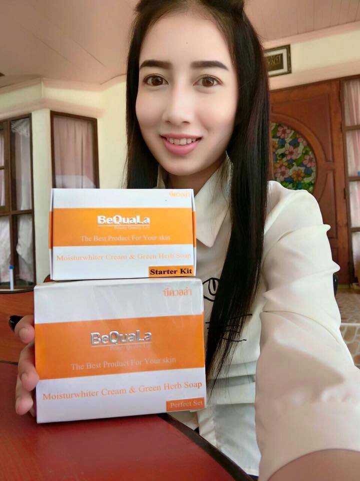 ครีมบีควอล่า(bequala) เซตเปลี่ยนหน้าสิวให้เป็นหน้าใส โปรฟรี EMS
