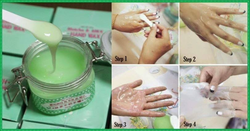 มาร์คมือนุ่ม มิสมอเตอร์ มัทฉะ (Miss Moter Matcha Milk Hand Wax Mask) ส่งฟรี EMS