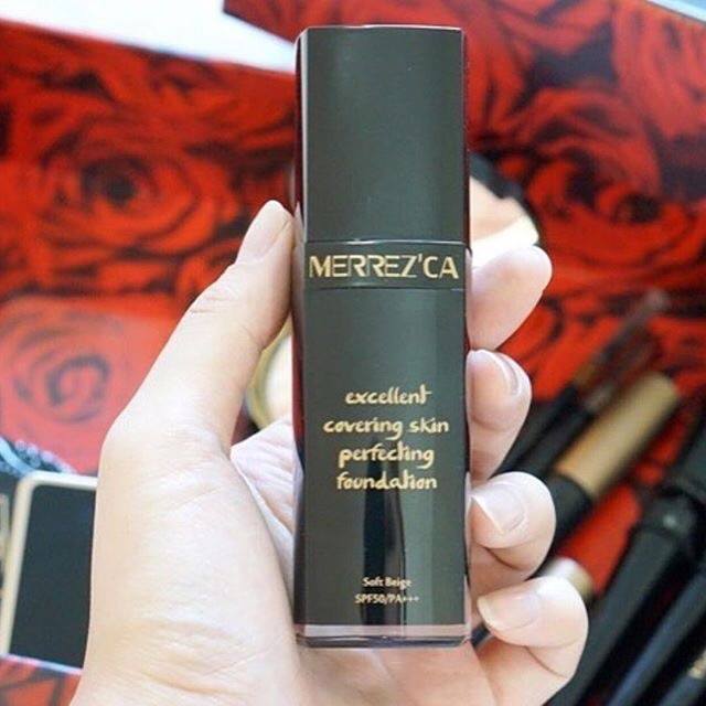รองพื้น เมอร์เรซกา Merrez'ca Excellent Covering Skin Perfecting Foundation