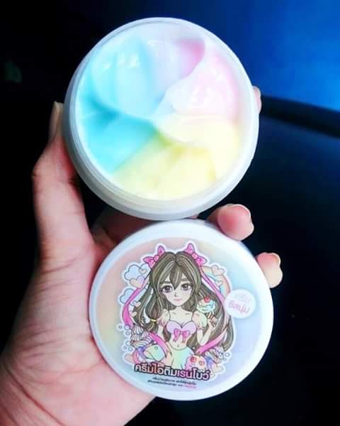 ครีมไอติมเรนโบว์ ครีมชีสนุ่ม By Mayziio (โปรซื้อ 1 แถม 1)