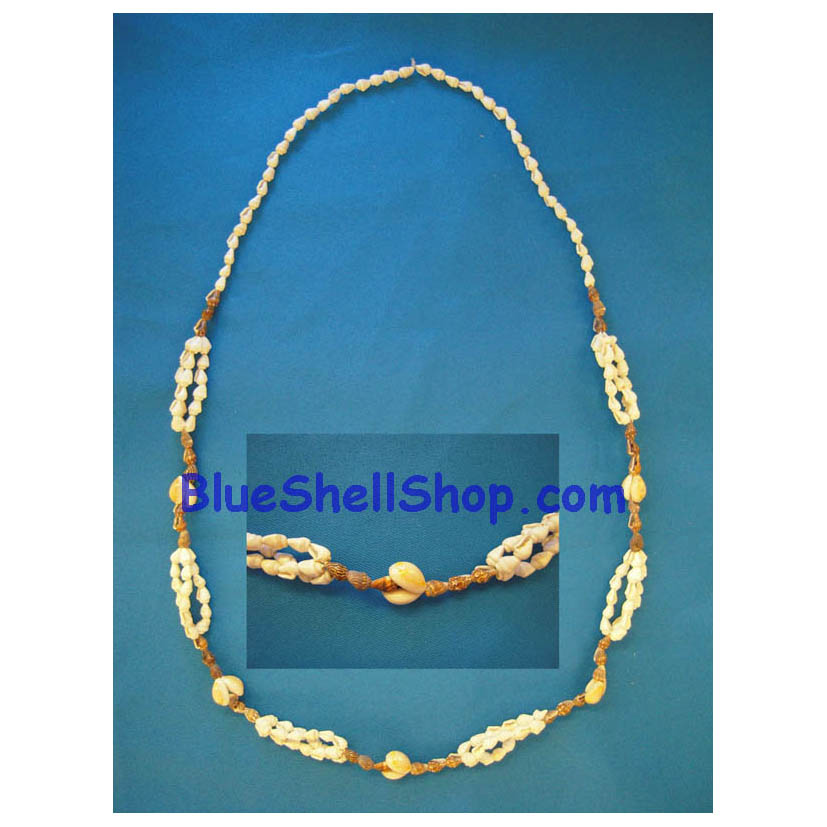 สร้อยคอหอยลายเส้นสามสลับดอก