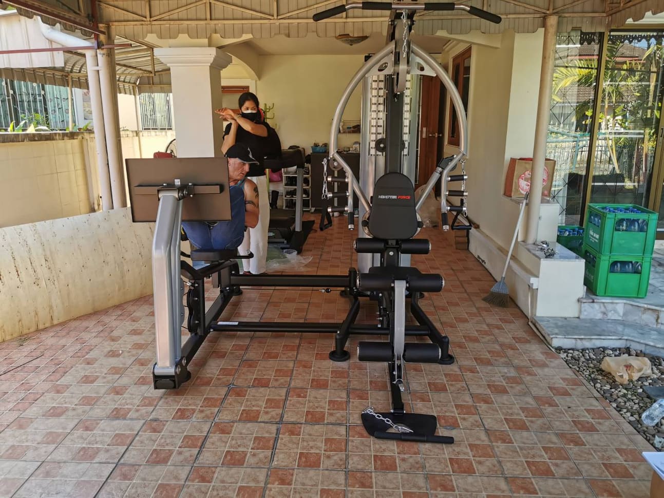Homegym Monster ForcePro5 โฮมยิม 2 STATION USA