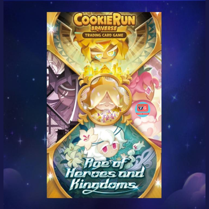 Booster Age of Heroes and Kingdoms CookieRun Braverse Trading Card Game คุกกี้รัน bs3 bs4