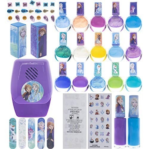 ทาเล็บเป่าลมTownley Girl Disney Frozen Mega Nail Set with Nail Dryer Foldable Gift Set for Parties, Sleepovers and Makeovers ราคา : 1090 บาท