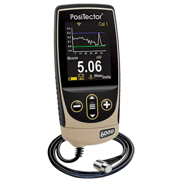 DeFelsko รุ่น PosiTector-6000NRS3 เครื่องวัดความหนาผิวเคลือบสำหรับอโลหะ(NF)รุ่นมาตรฐาน,Coating Thickness Gages,non-ferrous,range:0～1500μm(PRB-NRS Probe)