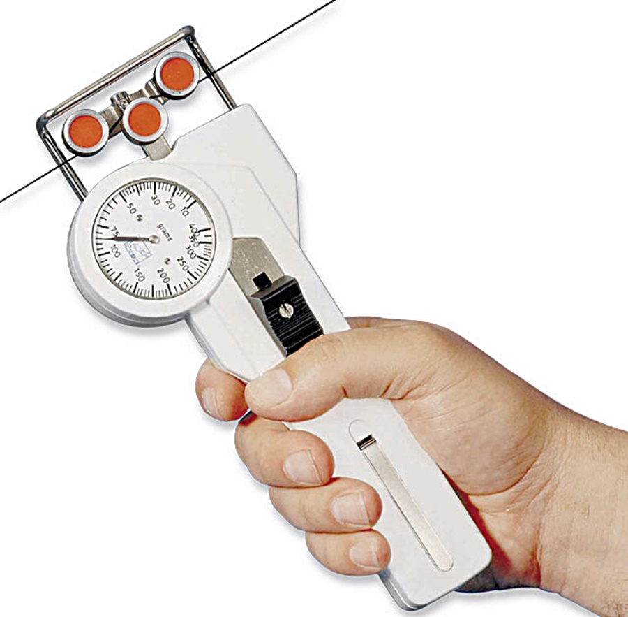 Hans-schmidt รุ่นDTS-10Kเครื่องวัดความตึงสายเคเบิลแสดงผลแบบตัวเลข,Hand-held tension meter,meas.range:0.1～10.00Kg/daN