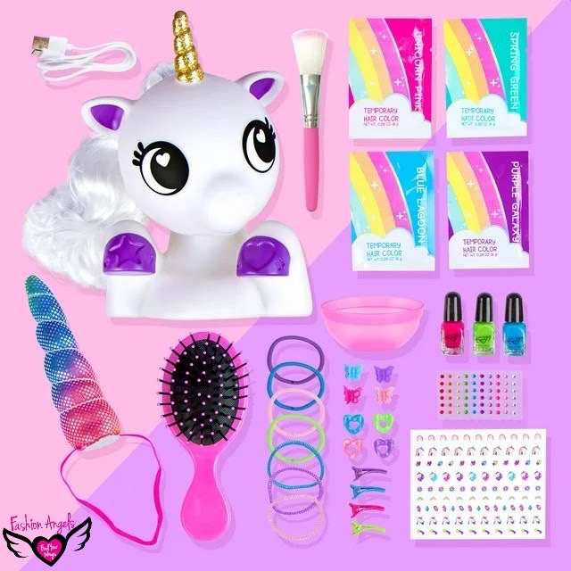 นำเข้า US Fashion Angels - Light Up Unicorn Styling Playset ราคา 1,390 บาท