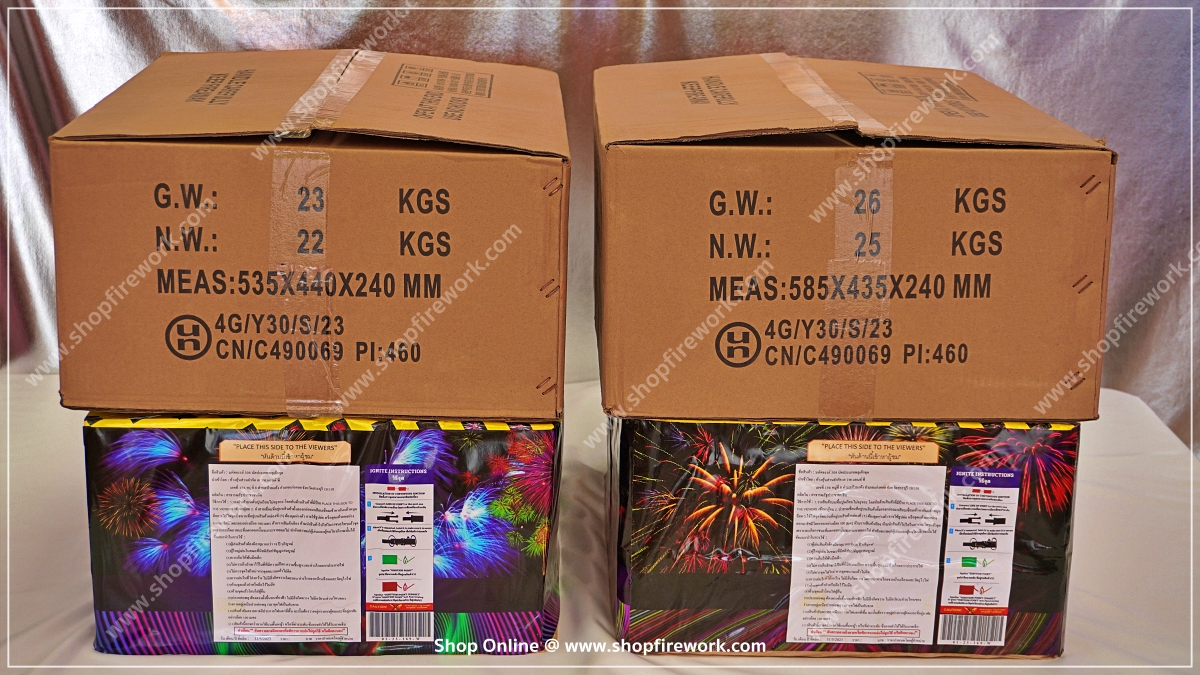 Fireworks of Amazing 308 shots