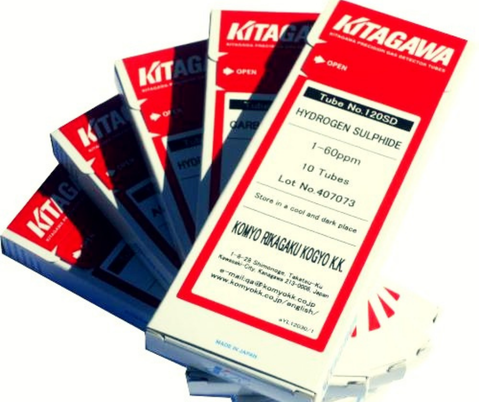 Kitagawa No.111U-Bหลอดวัดความเข้มข้นของแก๊สGas Detector Tube #111U-B,Butyl Ether,10～1200ppm(10/Box)