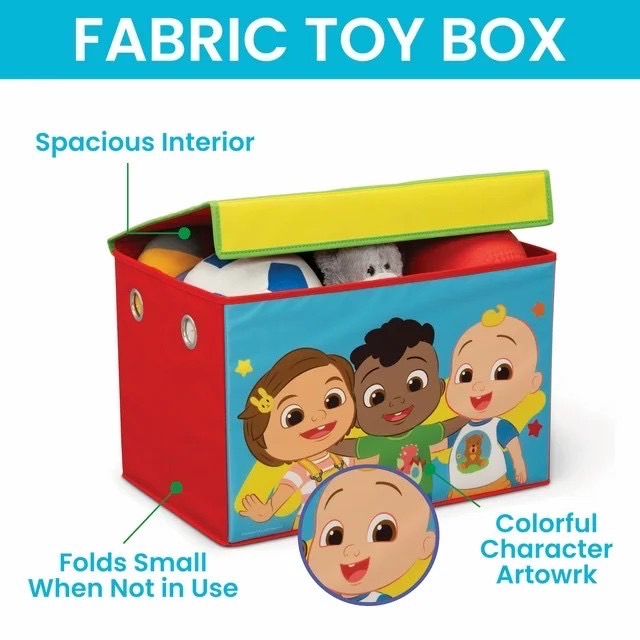 นำเข้า🇺🇸 โต๊ะศิลปะCoComelon 3-Piece Art & Play Toddler Room-in-a-Box by Delta Children - สีฟ้า , ราคา 5,490 บาท