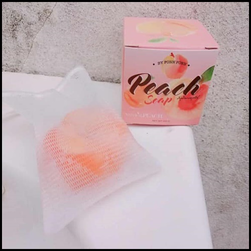 สบู่น้ำนมลูกพีช Peach Soap by FonnFonn