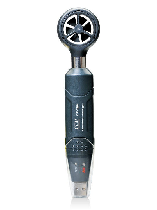 DT-186/187 เครื่องวัดความเร็วลม