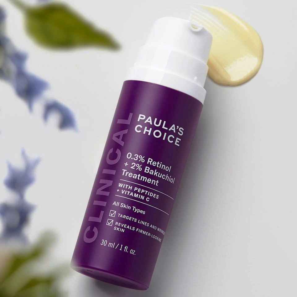PAULA'S CHOICE :: Clinical 0.3% Retinol+ 2% Bakuchiol Treatment ทรีทเม้นท์ที่รวบรวม Retinol,Bakuchiol,Peptides สำหรับช่วยผิวที่มีปริมาณคอลลาเจนลดน้อยลงต่อต้านกับริ้วรอยเหี่ยวย่น