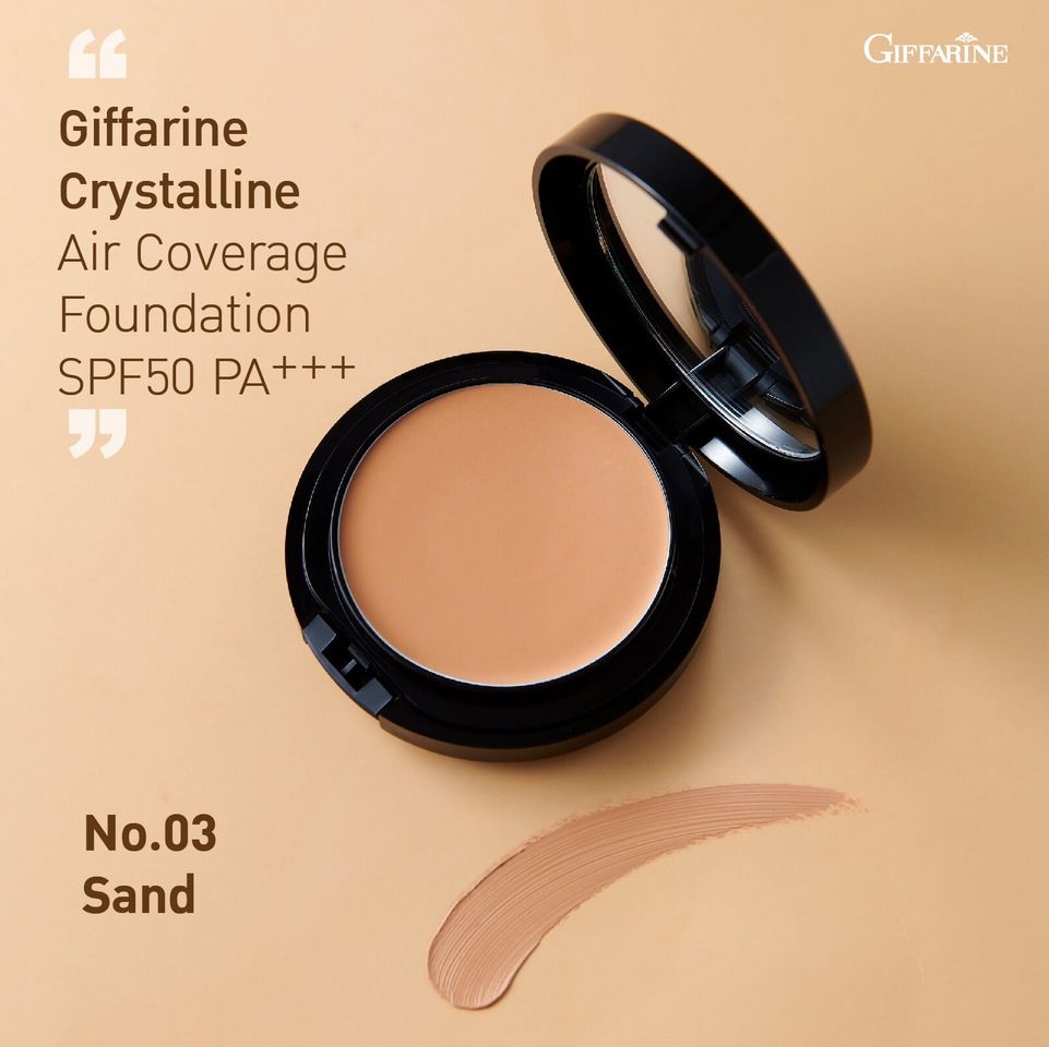กิฟฟารีน คริสตัลลีน แอร์ คัฟเวอร์เรจ ฟาวเดชั่น เอสพีเอฟ 50พีเอ+++