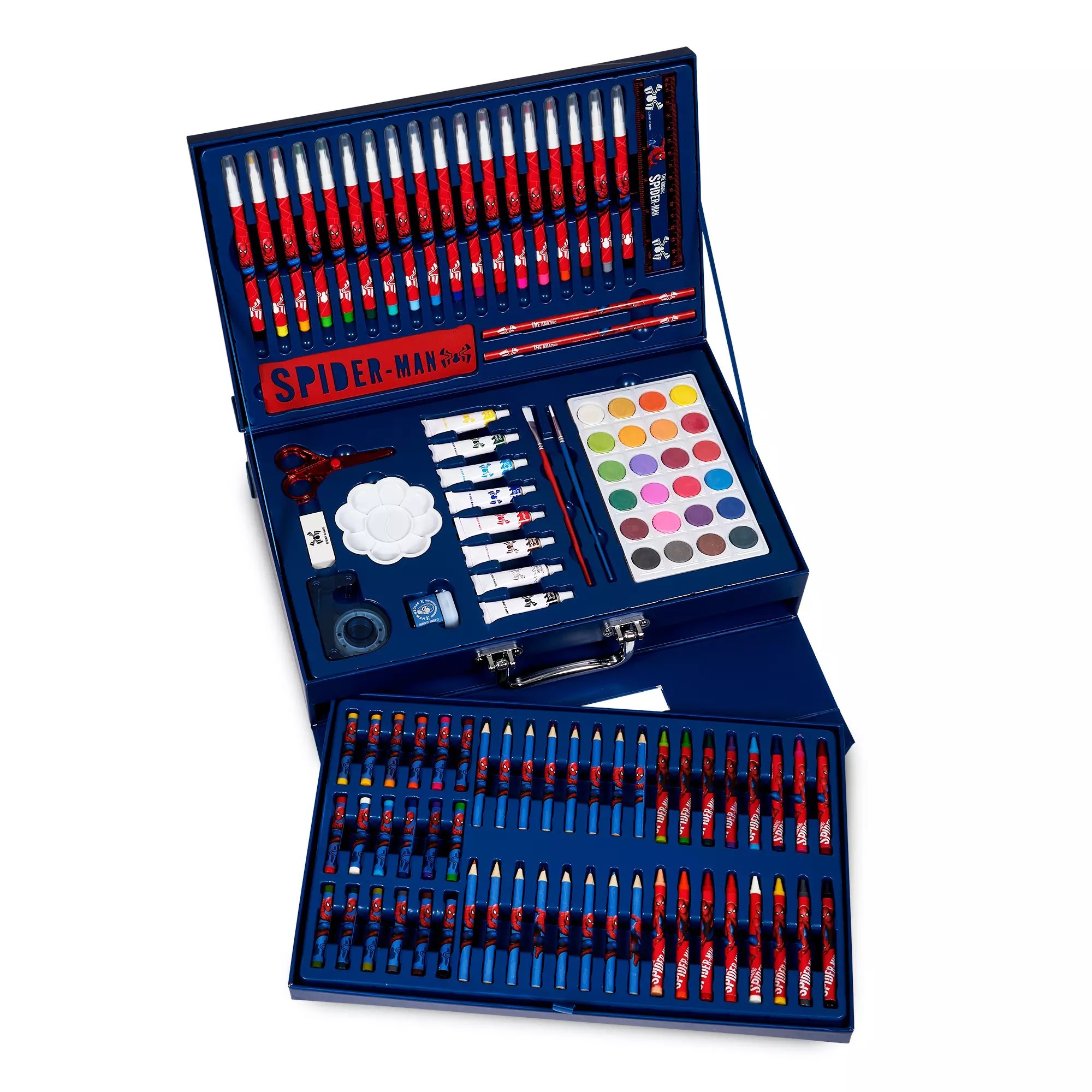 กล่องเครื่องเขียน กล่องใหญ่(sparkle)The Amazing Spider-Man Deluxe Art Kit ราคา : 1,650บาท
