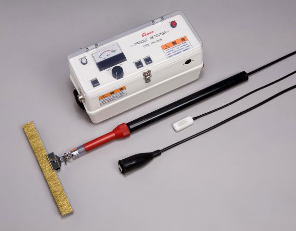 Sanko รุ่น TRC-250A เครื่องทดสอบโพรงอากาศรูเข็มและความพรุน,Pinhole&holiday detectors(alarm lamps),output voltage:5~25kV(Peak value)