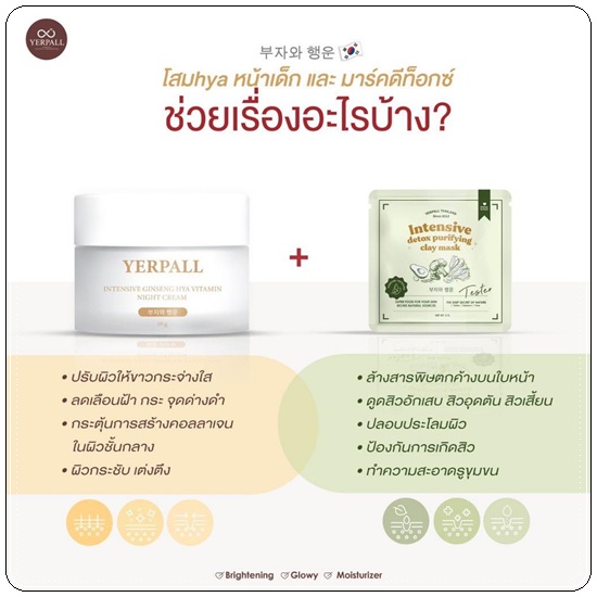 โสมไฮยา Yerpall Intensive Ginseng HYA Vitamin