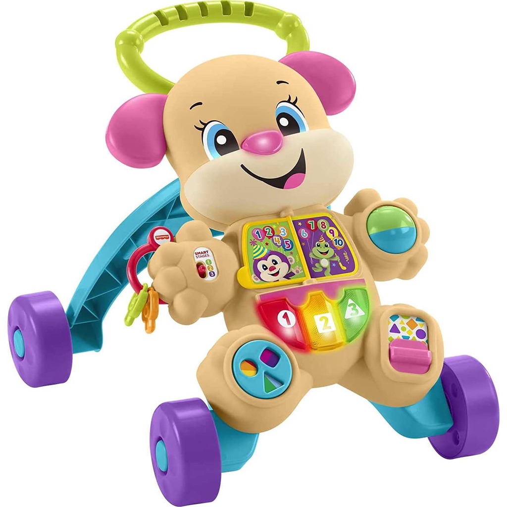 รถผลักเดิน สอนภาษาสำหรับเด็กหัดเดิน Fisher-Price Laugh & Learn Smart Stages Learn with Puppy Walker ราคา 1990 บาท