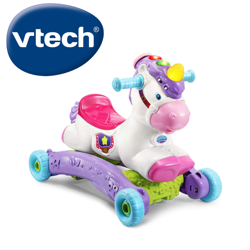 ของแท้🇺🇸 VTech 2 in 1 Rocking Horse and Ride-on Toys Music Ligth Learning Unicorn ของเล่นยูนิคอร์น ราคา 2,990 บาท