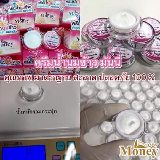 ครีมน้ำนมข้าว มันนี่ (Rice Milk Day Cream by Money)