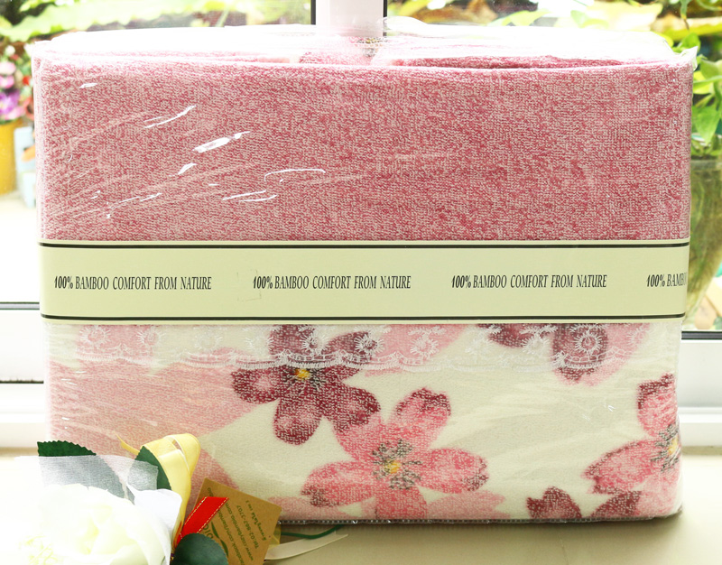 ผ้าขนหนูใยไผ่ รับไหว้ (เนื้อขนหนู)