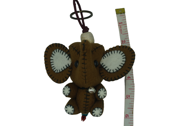 Handmade Souvenir ตุ๊กตาช้างไทย สีขาว White Elephat Thailand Souvenirs & Gifts พวงกุญแจช้างไทย handmade elephant gift ของที่ระลึก ของฝาก โมเดล