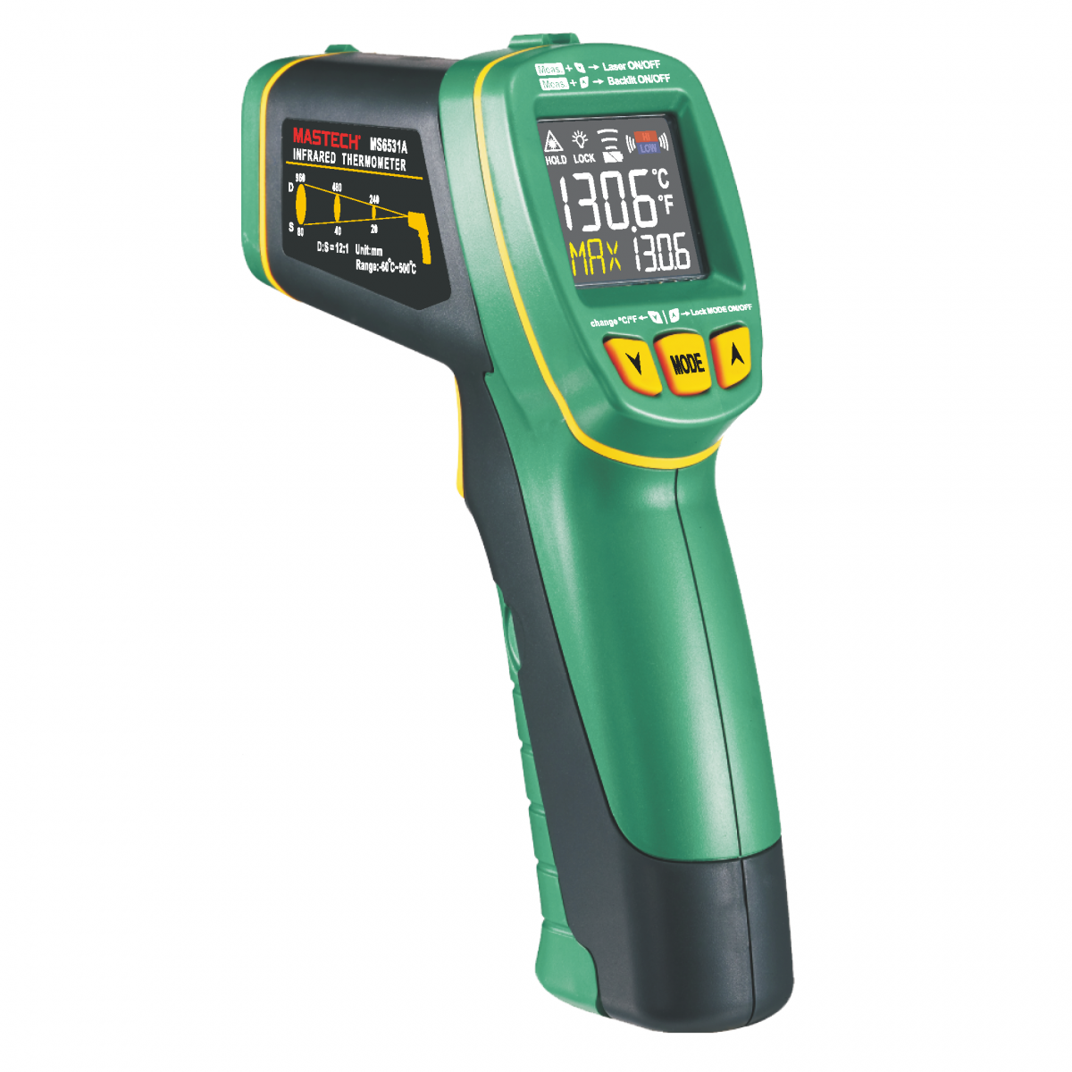 mastech-group MS6531A - Infrared Thermometer Color LCD