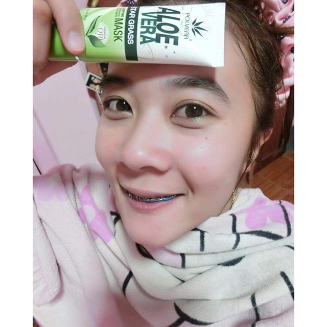 มาส์กว่านตาลเดี่ยว Aloe Vera and Star Grass Sleeping Mask