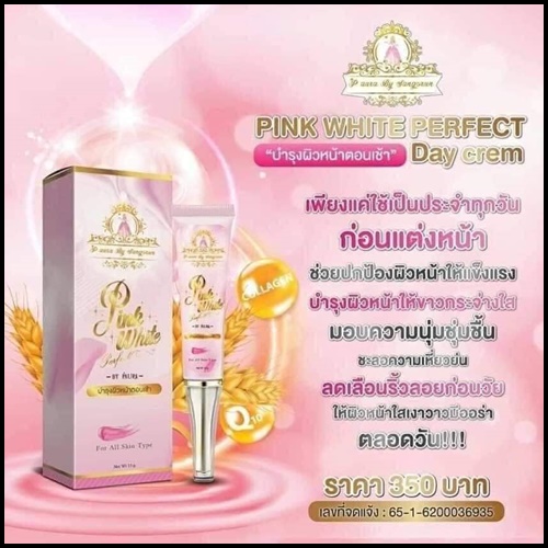 พิ้งค์ไวท์ เพอร์เฟ็คท์ เดย์ครีม Pink White Perfect