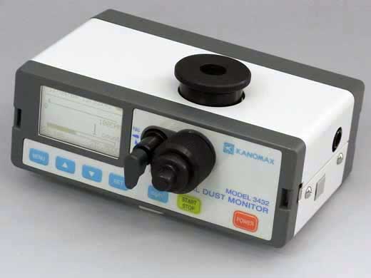 Kanomax รุ่น3432เครื่องวัดฝุ่นดิจิตอลแบบกระจายแสงLight Scattering Digital Dust Meter 3432