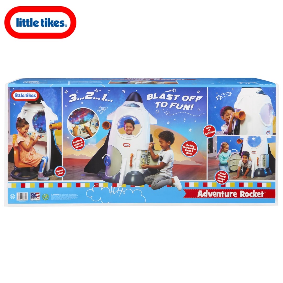 นำเข้า 🇺🇸 🚀✨ เตรียมตัวออกสู่อวกาศกับ Little Tikes Adventure Rocket จรวดเล่นบทบาทสุดล้ำ ราคา 13,900 บาท