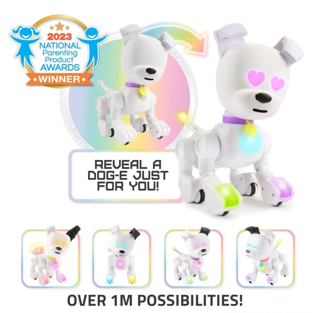 นำเข้า🇺🇸 หุ่นยนต์ลูกหมาDog-E Interactive Robot Dog with Colorful LED Lights , เสียงและปฏิกิริยามากกว่า 200แบบ
