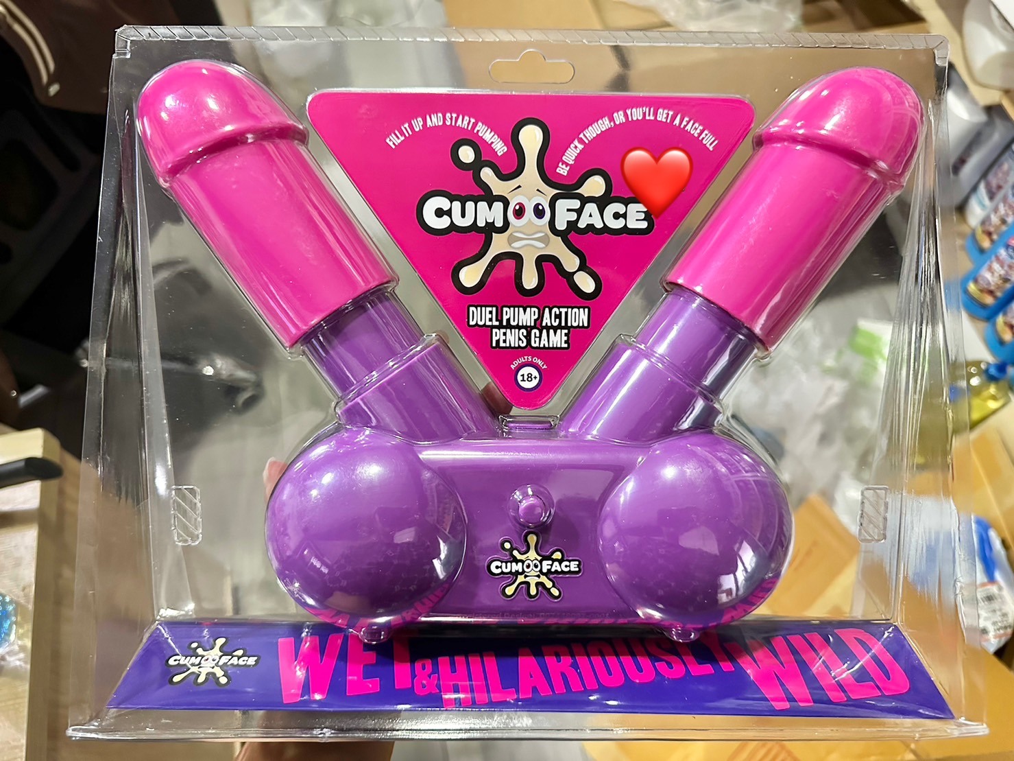 ของเล่นวงเหล้าามาแล้วจ้าCum Face Duel Pump Action Penis Game ราคา 2,990 บาท