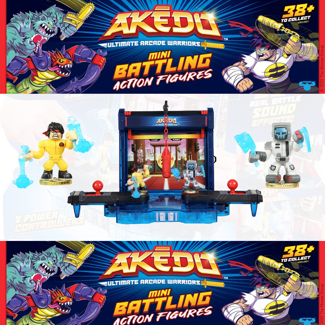 ฟิกเกอร์ Akedo Ultimate Arcade Warriors Ultimate Battle Arena 3 ชิ้น ราคา 1,490 - บาท