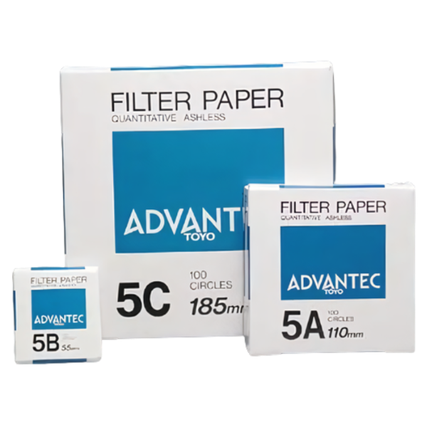 Advantec รหัสสินค้าNo.5A-485x560mm.กระดาษกรอง,Quantitative filter paper No.5A,485x560mm,(1pk/100sheets)