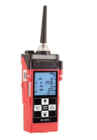 RikenKeiki รุ่นGX-2012-Fเครื่องตรวจวัดก๊าซหลายชนิดแบบพกพา,Portable Multi-Gas Monitor,2Gases Detected #Type-F(%LEL,O2)