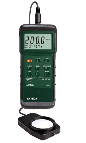 Extech รุ่น407026เครื่องวัดแสงแบบเฮฟวี่ดิวตี้,Heavy Duty Light Meter,5000Fc/50,000Lux