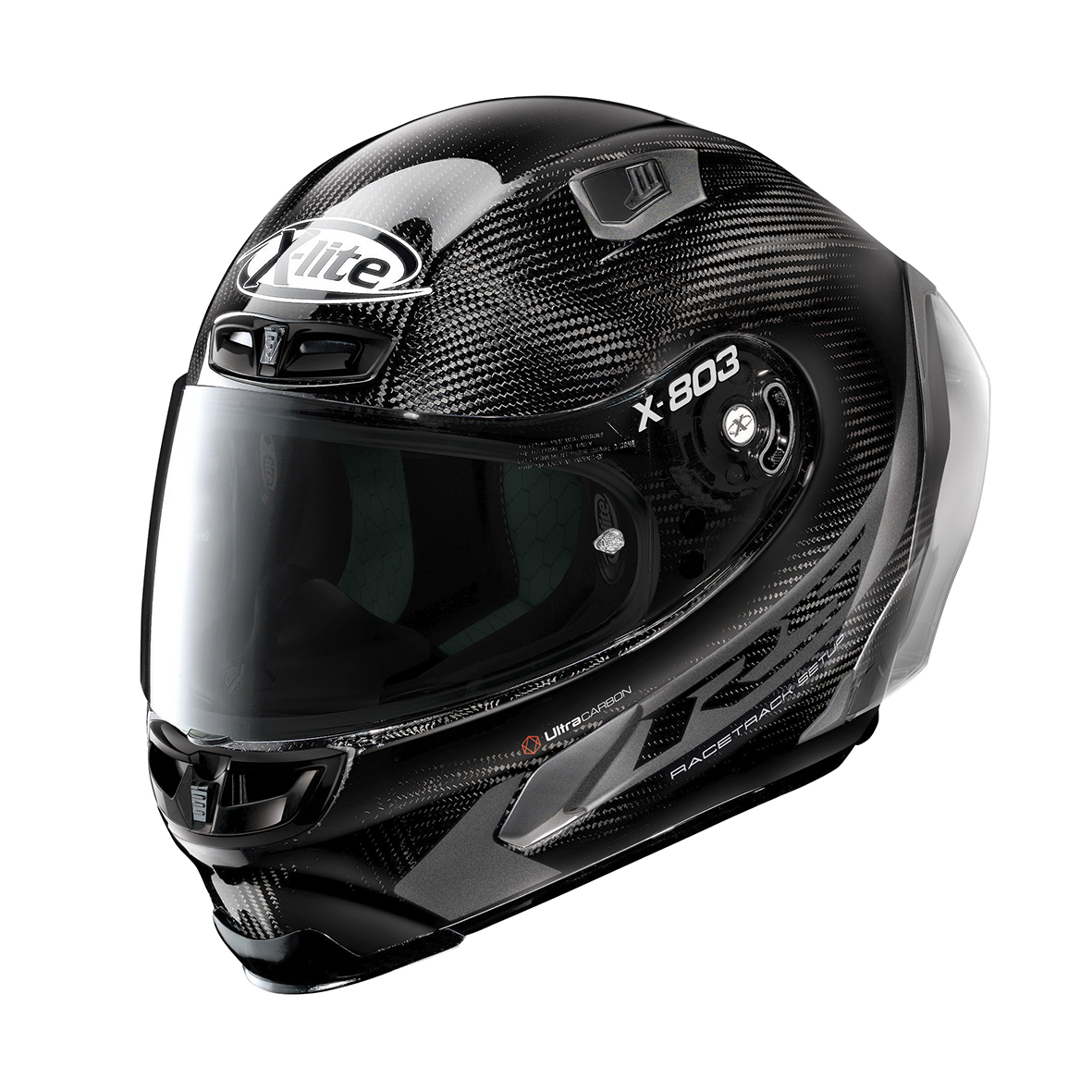 หมวกกันน็อค X-LITE รุ่น X-803RS ลาย UCARBON HOT LAP Carbon 15